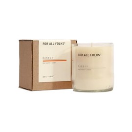 Vela Aromática con Palo Santo + Amber, Ideal para Meditación o Ambiente Acogedor en Hogar, 250 Gramos Elaborada con Aceites Esenciales.