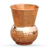 Hammered Copper Tumbler, LACQUERED-FREE, UNLINED and UNCOATED - 400 Ml,