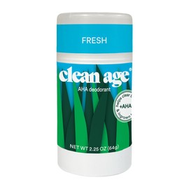Clean Age AHA Deodorant for Teens | Aluminum-Free, Safe for Sensitive Skin | Fresh Scent | 2.25 oz