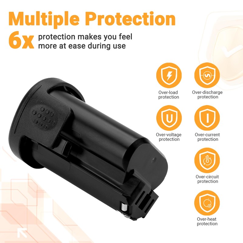 Shentec 12V Battery Compatible with Dremel B812-02 B812-03, Works with
