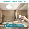 Rechargeable Motion Sensor Light with Remote Wireless Ceiling Light Battery