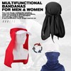 YANIKY Bandana Men's - Breathable Headscarf Summer Durag, Face Bandana