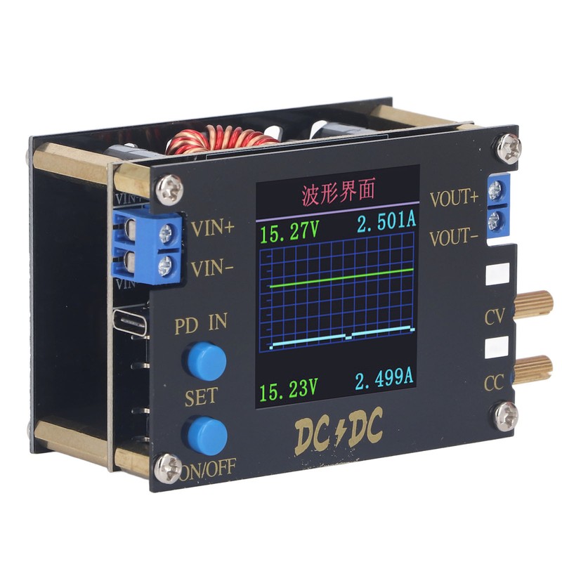 DC Buck Boost Converter Adjustable Voltage CC CV Power Supply