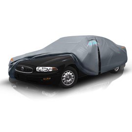 Waterproof Buick Century(1993-2005) Car Cover with Breathable Vents, [2025 Upgrade] Premium Covers with Cotton Liner and Zipper Door, Sun Rain Snow Dust Uv Protection.(Gift with Towel)