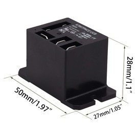 Tnisesm Miniature Power Relay AC 120V Coil, 30A SPDT (1NO 1NC) 120VAC NT90-AC120V