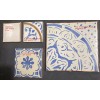 Tabarka Tile Off White 10 x 10 with distressed edges