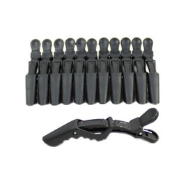 12 pcs Black Alligator Hair Clips With Wide Teeth for Styling Sectioning Clips Hair Cutting