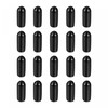 sourcing map Pack of 20 4 mm Protector Rubber End