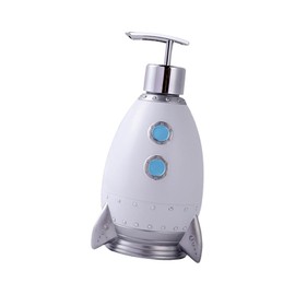 Rocket Shaped Liquid Dispenser Pump Hand Soap Bath Accessory