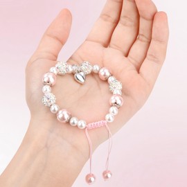 Heveer Bracelet Beads Bracelet Jewellery Bracelets with Adjustable Braided Rope, Stone