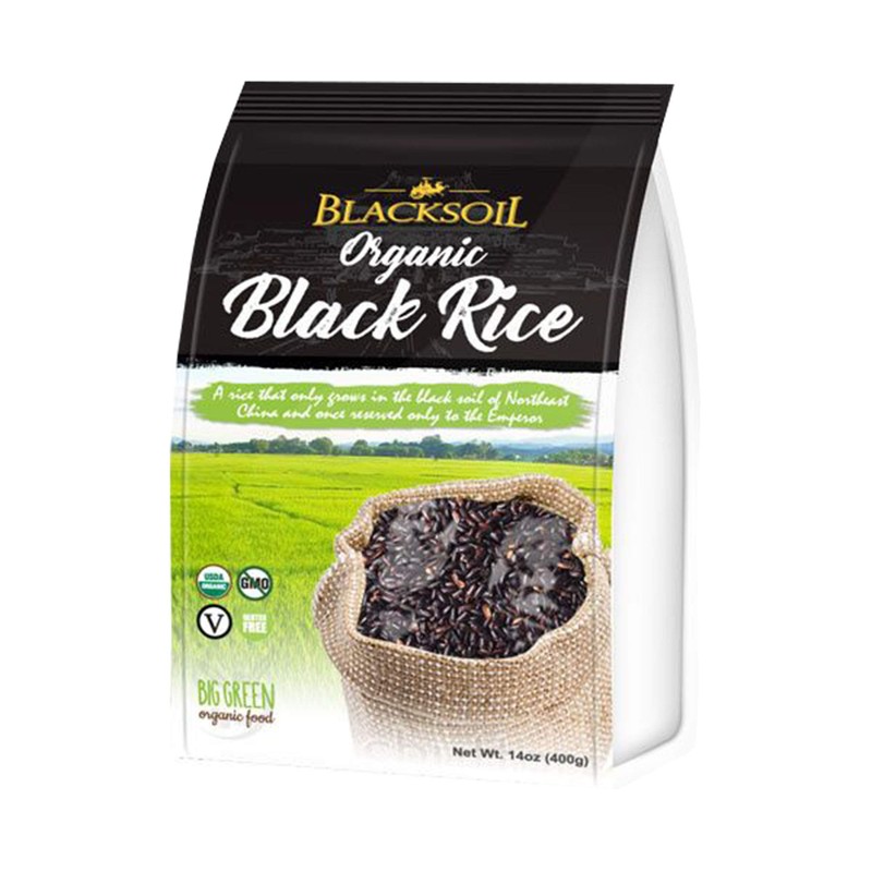 (5 Packs) Big Green Organic BlackSoil Black Rice 3.75 LB