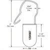 20pcs Security Metal Wire Padlocks, Plastic Security Seals Disposable Anti-Tamper