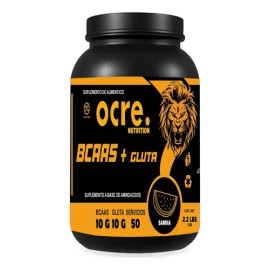 Aminoácidos Bcaas  Glutamina Ocre 1kg Varios Sabores                                                                                                  