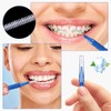 Interdental Brushes, 50PCS Tooth Picks Floss Sticks Flossing Brushes for