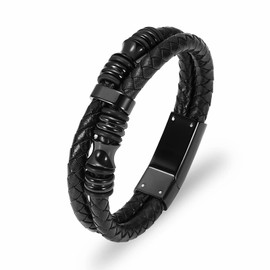 Cremation Jewelry Urn Bracelet for Ashes Braided Leather Memorial Urn Bangle Ashes Holder for Men Women Keepsake Jewelry