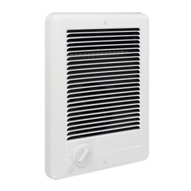 CSC151TW Electric Wall Heater Complete Unit With Thermostat, 120 Volt 1500 Watt, High Efficiency Centrifugal Fan For Fast And Quiet Heating