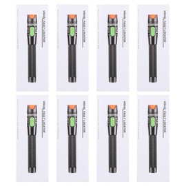 Moocci Fiber Visual Fault Locator Fiber Optic Tester 8 Pack - VFL Fiber Optic Cable Tester Meter with FC to LC Adapter - Fiber Optic Tools Tester Kit for FC/SC/ST/LC Connector, Network Cable Test