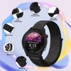 KeeFos 18mm Nylon Strap Compatible with Garmin Forerunner 255S Music/Garmin