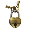 Brass Padlock - Lock with Keys - Working Functional -