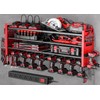 Heavy Duty Power Tool Organizer Wall Mount with Charging Station,