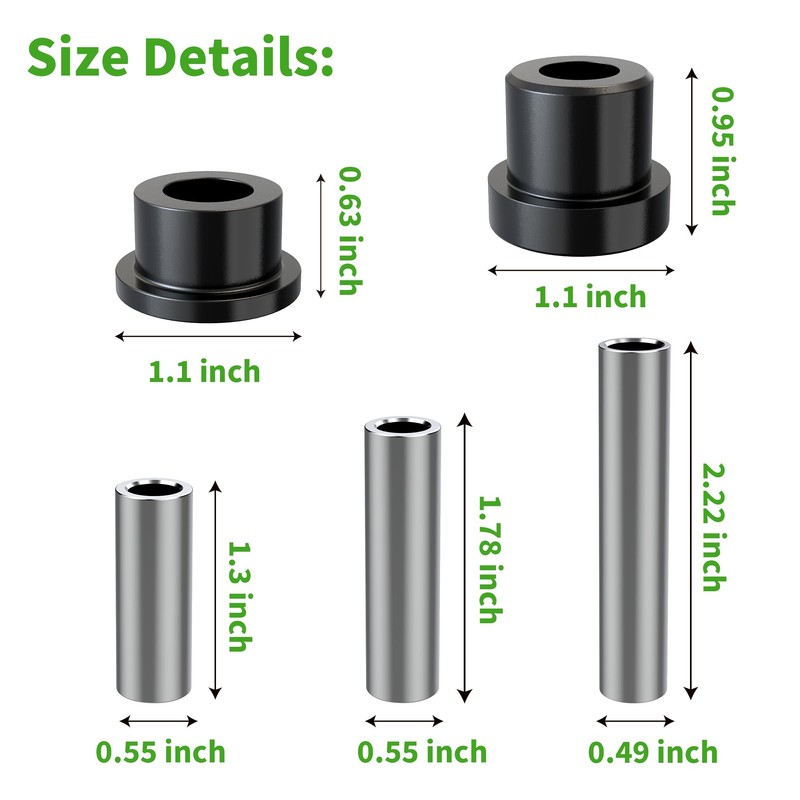 10L0L Front Leaf Spring & Upper A Arm Bushing Kit