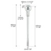 QWORK Heavy Duty Adjustable Hydrant Wrench – Fits 1-1/2" to