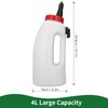 Calf Bottle, 4L Capacity Calf Nursing Bottle, Calf Milk Feeder