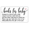 50 Sweet Heart Books for Baby Shower Request Cards -