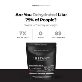 Instant Hydration Electrolyte Drink Mix Variety Pack - Sugar Free