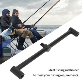 Fishing Rod Holder, 20 cm / 7.9 Inches 25 cm / 9.8 Inches, 30 cm / 11.8 Inch Fishing Rod Buzzer Bar 2 Heads for Fishing Bite Alarm for Fishing Bank Sticks for Fishing Rod Rest Head (25 cm) Buzzer Bar