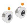 3in U Groove Wheel 304 Stainless Steel Rolling Gate Wheels