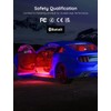 Govee RGB Car LED Strip Light, 2-Line Design Waterproof 4pcs