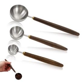 SOALENBD Premium Coffee Scoop Set Precision Cookie Scoop and Coffee Spoon – Essential for Baking and Coffee Lovers - Versatile Long Spoon for Coffee and Cookie Scoop for Perfect Servings