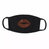 Unbranded Rhinestone Embellished Face Mask Red Lips Cotton Reusable, Washable