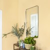 GRACTO 24x36'' Brushed Nickel Metal Framed Bathroom Mirror for Wall