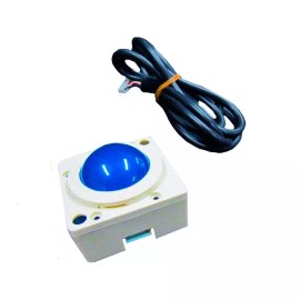 DIY Retro Arcade 2 Inch Blue Ball Arcade Game Trackball Compatible With Jamma 412-in-1 Game Elf