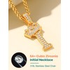 Letter Initial Necklace K Chain Gold Necklace Men Collares De
