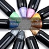 Jutqut Eyeshadow Pen Blue, Shimmer Eyeshadow Eyeliner Stick, Crayon Pearlescent