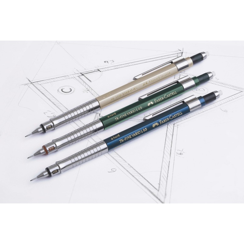 Faber-Castell TK-Fine Vario L 135940 Mechanical Pencil 1.0 mm Champagne