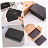 Operitacx 100pcs Black Blank Index Cards for Writable Vocabulary Learning