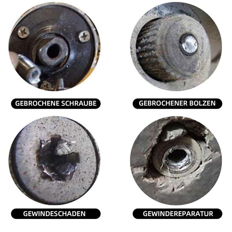Buaak Screw Extractor Set, Screw Extractor, Left Extractor Set, Tool