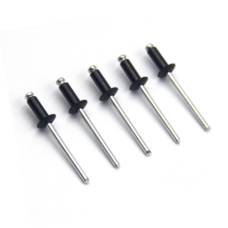 BESTYCHAO 100pcs Aluminium Blind Rivet 4mm x 10mm, Open End