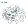 sourcing map 3/8" Split Lock Washer, 50Pcs Carbon Steel Spring