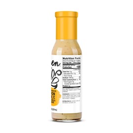 Chosen Foods Avocado Oil-Based Lemon Garlic Salad Dressing and Marinade 8 oz., Non-GMO, Gluten and Canola Free