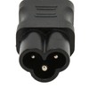5 Pcs IEC320 C6 to IEC320 C5 Power Adapter Computer
