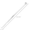 Retoo Pack of 100 Cable Ties 200 x 3.6 mm
