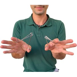 Set of 2 Non-Slip Nail Clippers, Innovative Carbon Steel Nail Clippers, Nail Clippers and Sharp Nail File - Professional Nail Clippers for Men and Women, Suitable for Gifts