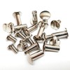 10 Pack 1/2" Solid Chicago Screws Leather Repair Screw Post