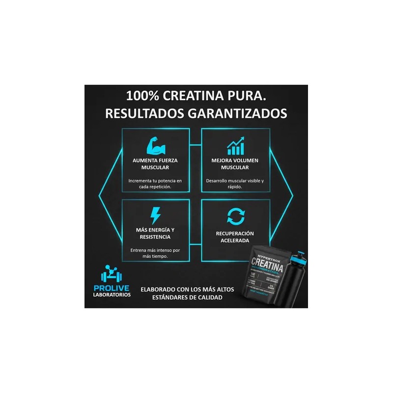 Creatina Monohidratada Usp 500g Micronizada Sin Sabor 100tom