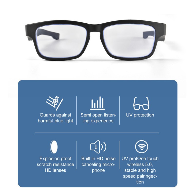 Smart Glasses Stylish Multifunction Stereo Sound Open Type Sound Eye